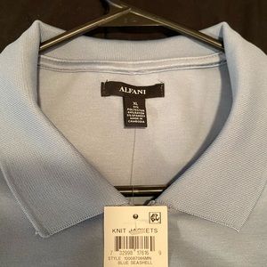 Seashell Blue Alfani Knit Jacket